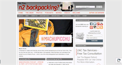Desktop Screenshot of n2backpacking.com